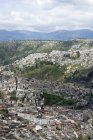 Cityscape of Quito in the mountains — Stock Photo
