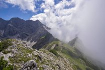 Nebelhorn e nuvole, Baviera — Foto stock