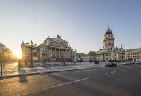 Gendarmenmarkt in the evening, Berlin — Stock Photo
