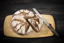 Rustic rye bread — Stock Photo