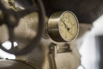 Manómetro de gas tostador de café - foto de stock
