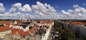 Germania, Sassonia, Goerlitz, tetti della città vecchia — Foto stock