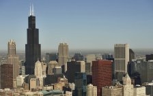 Повітряна фотографія вранці, горизонт міста Чикаго. — стокове фото