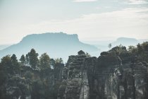 Allemagne, Suisse saxonne, Montagnes de grès Elbe — Photo de stock