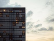 Allemagne, Duesseldorf, façade de l'hôtel de luxe à Media Harbour — Photo de stock