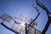 Germany, Ulm, solar tree at Solar City — Stock Photo