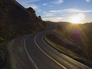 USA, California, Orr Spring Road al tramonto — Foto stock