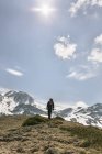 Туризм в горах, Испания, Астурия, Сомьедо — стоковое фото