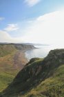 Spain, Basque Country, Getxo, Azkorri beach view from the cliff — Stock Photo