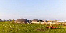 Германия, Фельбах, завод по производству биогаза — стоковое фото