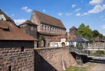 Germany, Nuremberg, Lorenz Old town, city wall and Kartaeusertor — Stock Photo