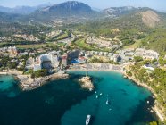 Spain, Mallorca, Aerial view of Camp del Mar bay — Stock Photo