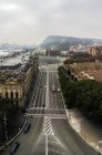 Spain, Barcelona, cityscape with street  during daytime — Stock Photo