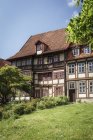 Wernersche haus estilo casa de meia-madeira em Hildesheim, Alemanha — Fotografia de Stock