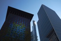 Germany, Frankfurt, modern skyscrapers at financial district — Stock Photo