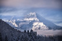 Allemagne, Bavière, Parc National de Berchtesgaden, Vue Watzmann — Photo de stock