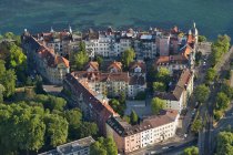 Aerial view of Konstanz city at daylight, Lake Constance, Germany — Stock Photo