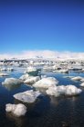 Islanda, Parco Nazionale Vatnajoekull, Laguna di ghiaccio di Jokulsarlon — Foto stock