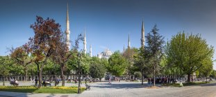 Turkey, Istanbul, view to Sultan Ahmed Mosque during daytime — Stock Photo