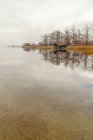 Alemanha, Baviera, Lago Staffelsee, Boathouse — Fotografia de Stock
