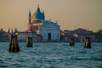 Italy, Venice, view to Giudecca at morning twilight — Stock Photo