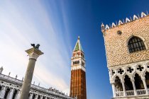 Italien, veneto, venedig, st marken campanile unterseite — Stockfoto