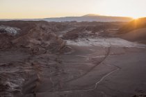 Chile, San Pedro de Atacama, deserto de Atacama ao pôr-do-sol — Fotografia de Stock