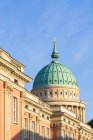 Germany, Potsdam, statehouse formerly city palace with St. Nicholas church in the background — Stock Photo