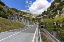Switzerland, Wallis, view to Furka and Grimsel Pass during daytime — Stock Photo