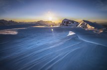Italien, Südtirol, Dolomiten, Lagazuoi bei Sonnenuntergang — Stockfoto