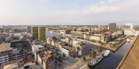 Belgium, Flanders, Antwerp, Het Eilandje, former dock area, hotspot — Stock Photo