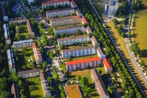 Germany, Bavaria, Munich, Hasenbergl, residential buildings — Stock Photo