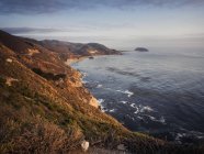 National Scenic Byway, Big Sur, Coastline at sunset, Pacific Coast, California, USA — Stock Photo