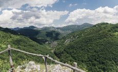 Panoramic view to Erma river gorge, Bulgaria — Stock Photo