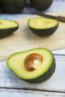 Half of fresh avocado — Stock Photo
