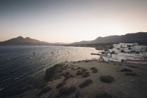 Испания, Андалусия, Альмерия, побережье вечером — стоковое фото