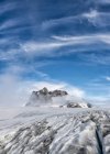 Grönland, Schweiz, Berge bei Kulusuk, Wolken — Stockfoto
