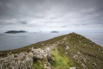 Irlanda, Condado de Kerry, Península de Dingle, Vista para a costa atlântica — Fotografia de Stock