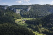Germany, Baden-Wuerttemberg, aerial view of Upper Danube Valley — Stock Photo