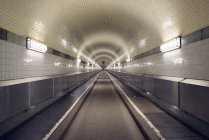 Germany, Hamburg, Old Elbe Tunnel indoors — Stock Photo