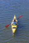 Germania, donna matura kayak — Foto stock