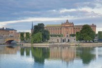 Suède, Stockholm, vue sur le parlement suédois — Photo de stock