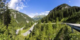 Áustria, Tirol, Passe de montanha para Hahntennjoch, Panorama — Fotografia de Stock