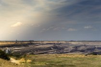 Germania, Renania settentrionale-Vestfalia, Grevenbroich, miniera di lignite Garzweiler I — Foto stock