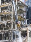 Germany, Frankfurt, demolition of high-rise building — Stock Photo