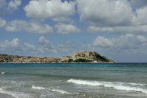 Francia, Corsica, Alta Corsica, Vista su Calvi durante il giorno — Foto stock