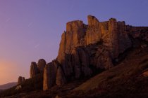 Іспанія, Ла-Ріоха, Кам'яна формація в Iguera долині — стокове фото