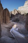 Scenic view of landscape in Cathedral Gorge State Park at daytime, Nevada, USA — Stock Photo