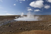 Islande, Reykanes, source géothermique Austurengjahverir — Photo de stock