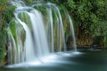 Spain, Albacete, Lagunas de Ruidera, Waterfalls of Guadiana river — Stock Photo